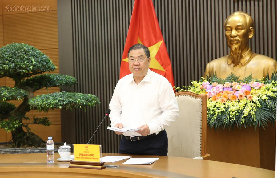 Phó Thủ tướng Thường trực Phạm Gia Túc. Ảnh baochinhphu.vn
