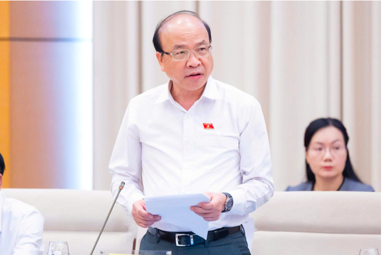 Chủ nhiệm Ủy ban Pháp luật và Tư pháp Phan Chí Hiếu. Ảnh: Quốc hội