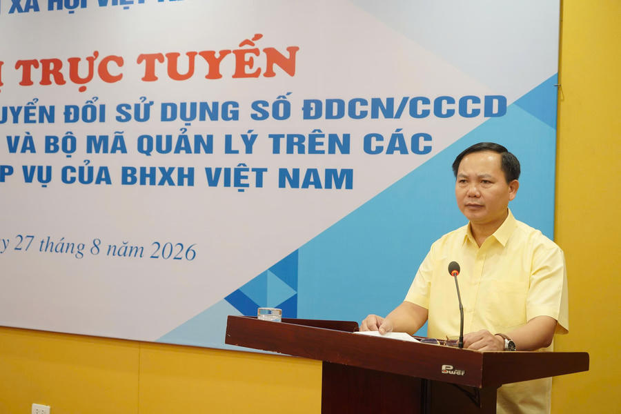 Phó Giám đốc BHXH Việt Nam Chu Mạnh Sinh.