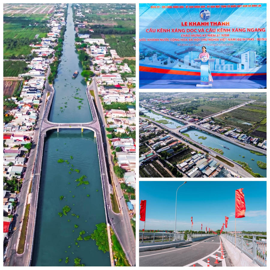 Việc đưa hai cây cầu vào sử dụng giải quyết nhu cầu đi lại của người dân, hoàn thiện hệ thống giao thông liên vùng.