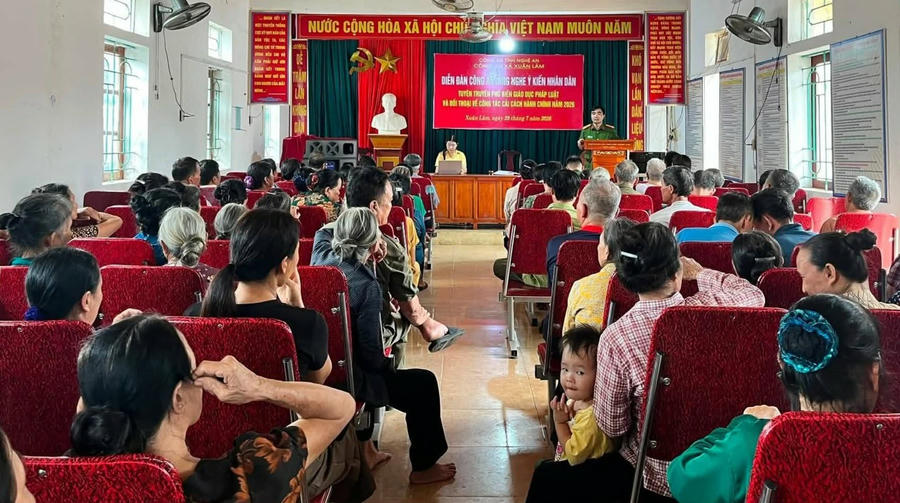 Công an Nghệ An duy trì tiếp công dân trong 5 ngày nghỉ Lễ Quốc khánh.