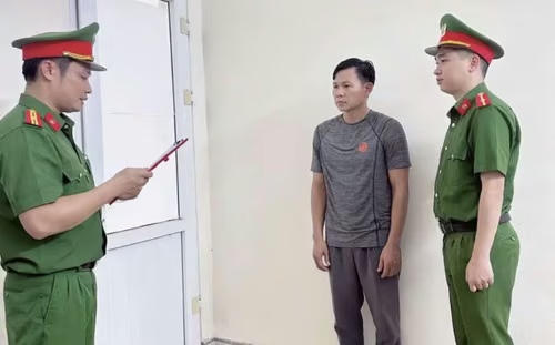 Công an tỉnh Ninh Bình đã ra quyết định tạm giữ hình sự đối với Lâm Đình Dưỡng.