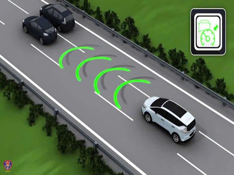 Giữ khoảng cách an toàn là bài thi bắt buộc trong nội dung thi sát hạch lái xe được áp dụng từ tháng 3/2027. Ảnh: Cục CSGT