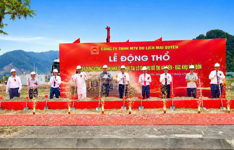 Khởi công dự án nhà ở xã hội tại Khu đô thị Ao Tiên, đặc khu Vân Đồn.