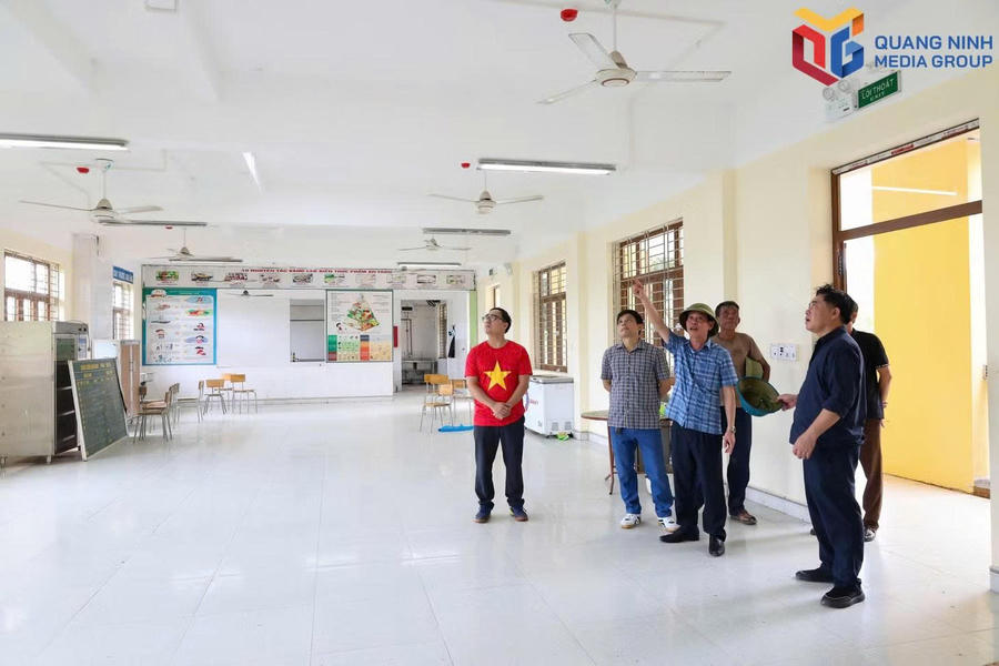Hạng mục khu vực lớp học tại Trường Phổ thông nội trú TH và THCS Quảng Đức đã cơ bản hoàn thiện, đủ điều kiện đón các em học sinh trong năm học 2026-2027.Ảnh: Báo Quảng Ninh