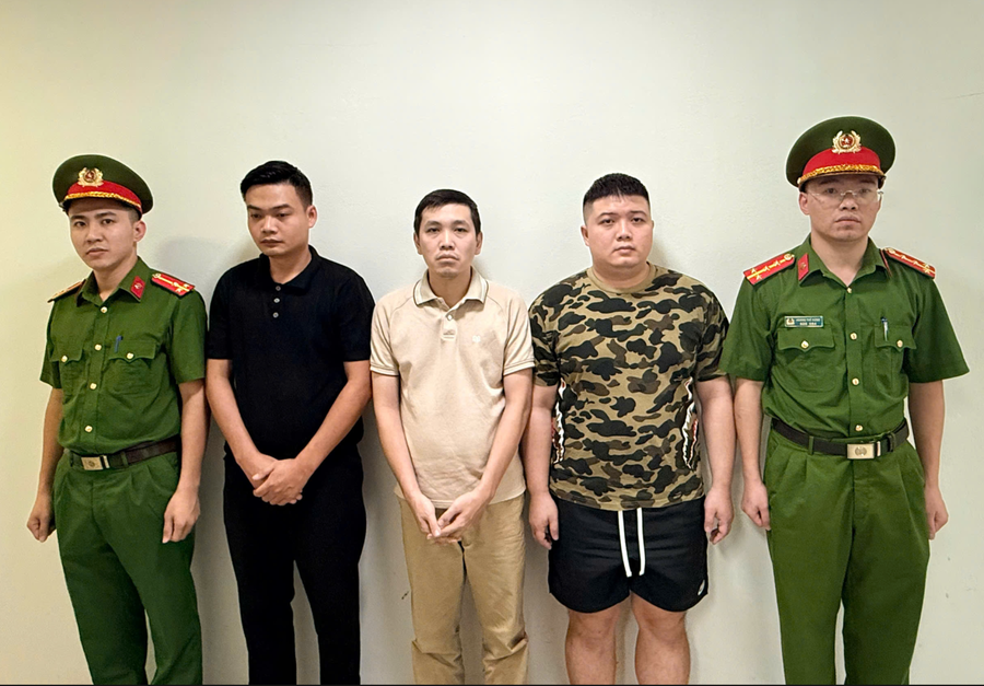 Ba đối tượng bị triệu tập - Ảnh Công an Thanh Hóa.