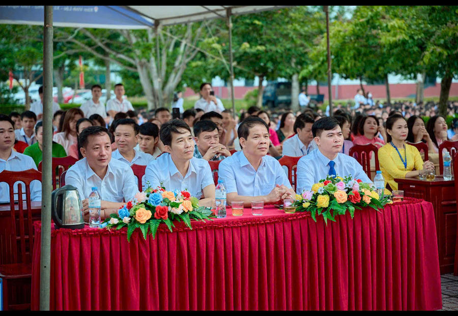 Đại biểu các xã Tân Phú, Nghĩa Đồng, Giai Xuân tham dự
