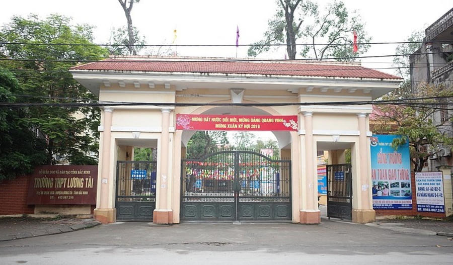 Trường THPT Lương Tài, tỉnh Bắc Ninh. Ảnh: Trường THPT Lương Tài.