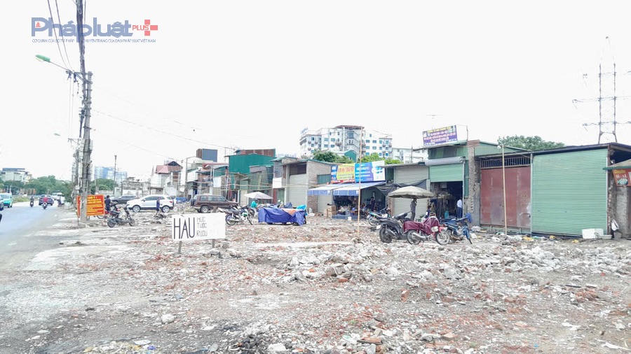 Đường Tam Trinh mở rộng kết nối trực tiếp từ Vành đai 2 (nút giao Minh Khai) đến Vành đai 3 cơ bản hoàn thành giải phóng mặt bằng.