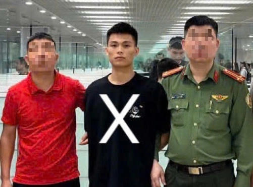 Đối tượng Lê Duy Thường Tín (X) - Ảnh Công an Nghệ An.