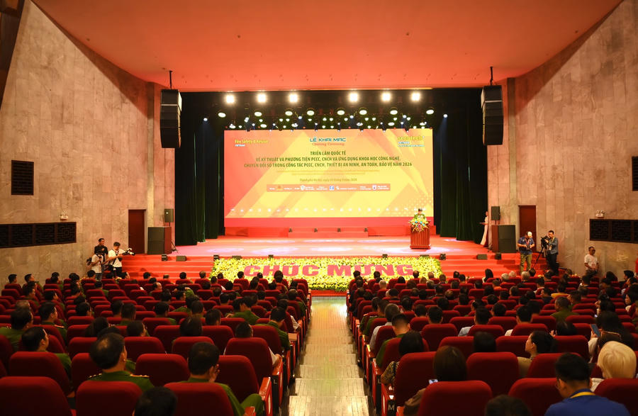 Toàn cảnh Lễ khai mạc.
