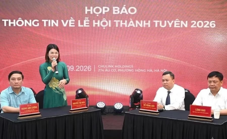 Ban tổ chức thông tin về Lễ hội Thành Tuyên 2026.