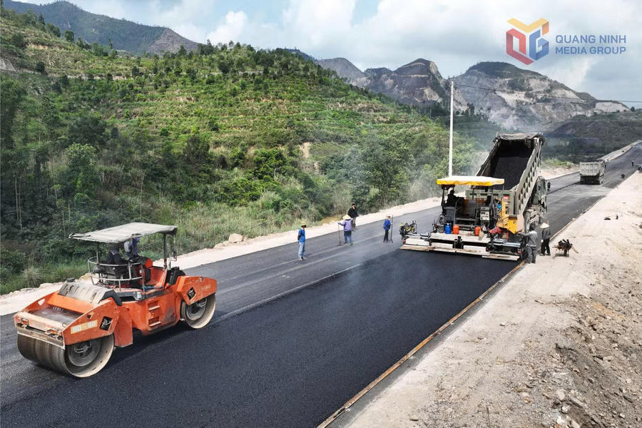 Ban QLDA đầu tư xây dựng khu vực I đặt mục tiêu hoàn thành cải tạo, nâng cấp QL279 trong năm 2026.Ảnh: Báo Quảng Ninh