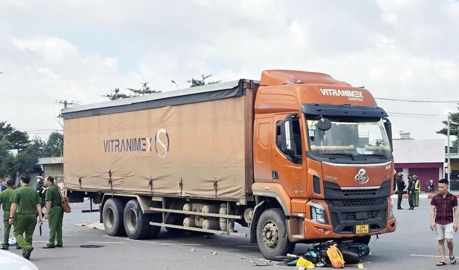 Hiện trưởng vụ tai nạn xảy ra tại Đồng Nai.
