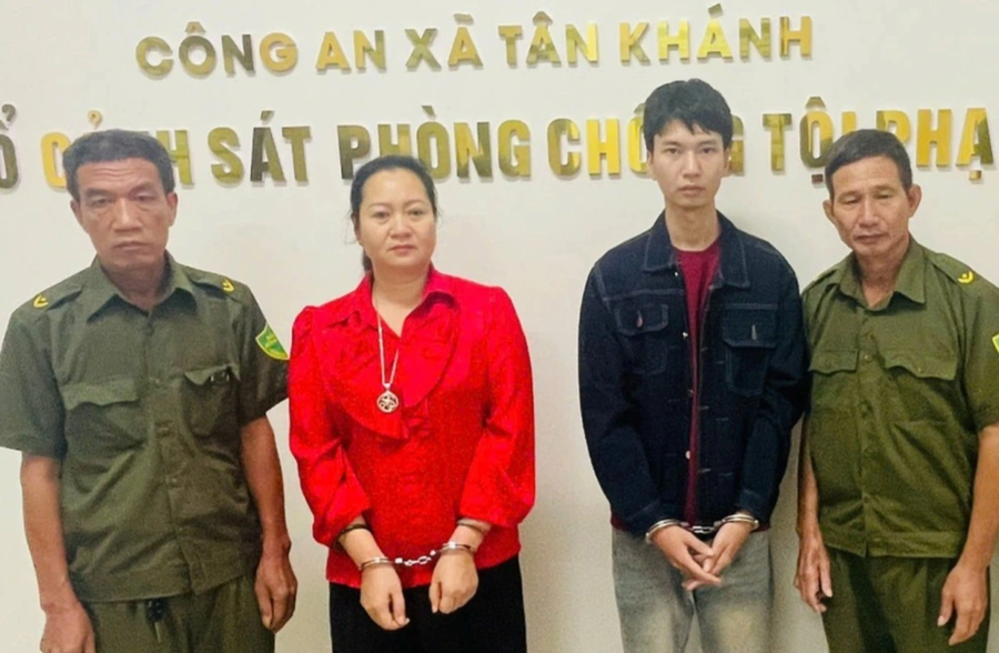 Hai bị can (Ảnh: Công an Thái Nguyên).