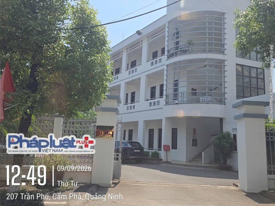 Trụ sở Chi nhánh VPĐKĐĐ số 5 thuộc Văn phòng đăng ký đất đai TP Quảng Ninh.