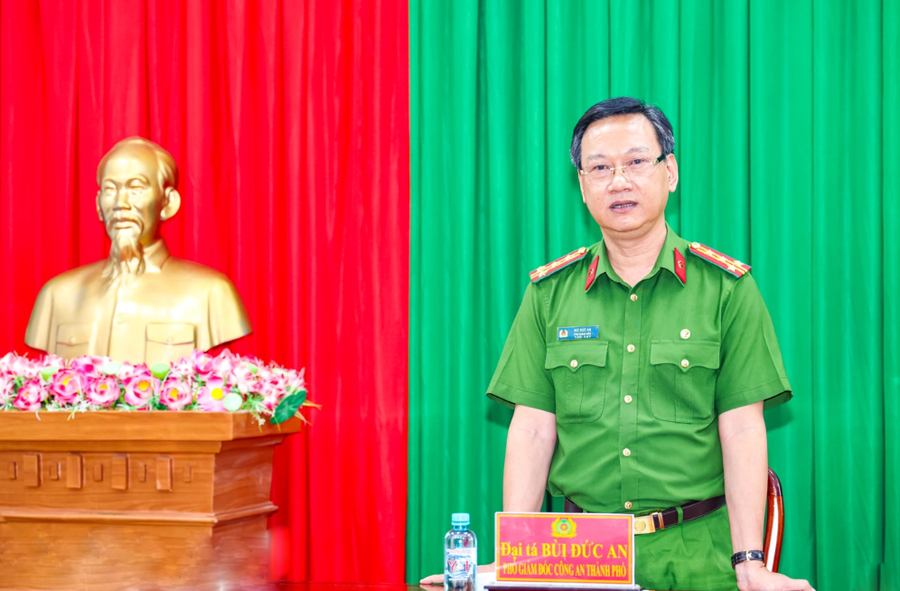 Đại tá Bùi Đức An, Phó Giám đốc Công an TP Cần Thơ, Thủ trưởng Cơ quan Cảnh sát điều tra (Ảnh: Công an cung cấp).