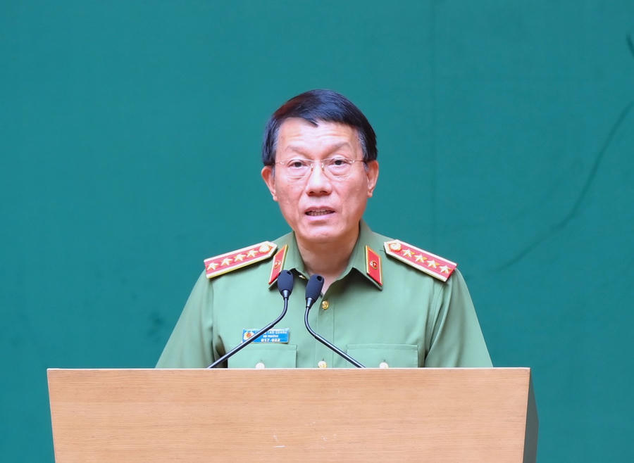 Bộ trưởng Lương Tam Quang phát biểu tại Lễ công bố.