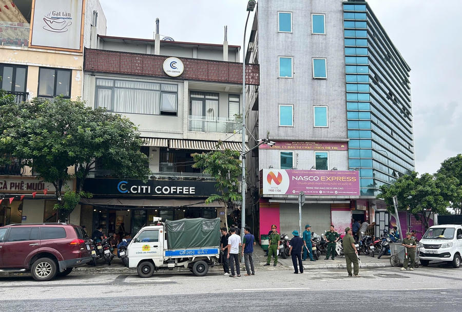 Hiện trường vụ cháy.