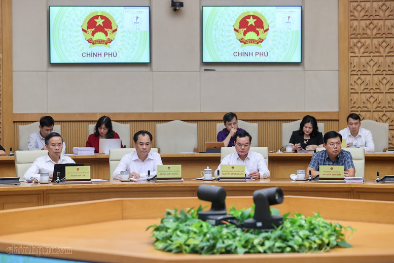 Các đại biểu tham dự Phiên họp - Ảnh: chinhphu.vn/Nhật Bắc