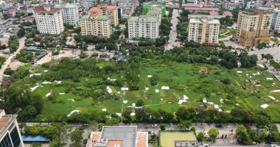 Một khu đất trên địa bàn phường Yên Sở. (Ảnh minh hoạ)