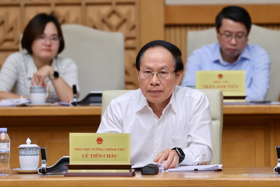 Phó Thủ tướng Lê Tiến Châu tham dự Phiên họp - Ảnh: VGP