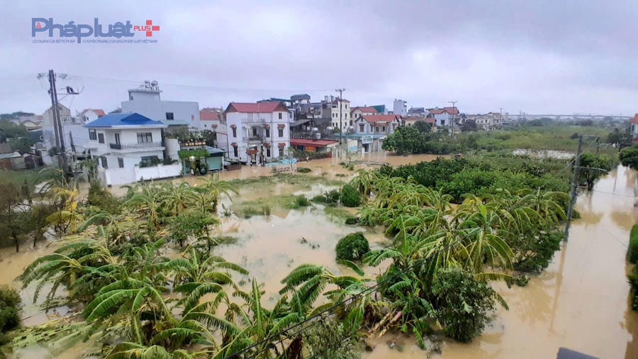 Một số địa phương bị ảnh hưởng do mưa lớn. (Ảnh: Như Trường).