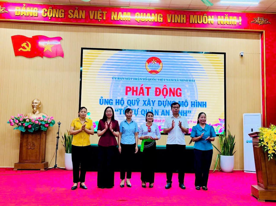 BTC đã phát động ủng hộ quỹ xây dựng mô hình Tổ tự quản an sinh thôn Đường 1.