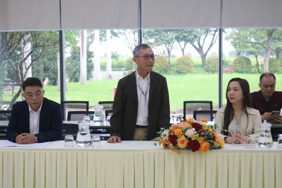 Ông Đoàn Anh Hùng, Phó Giám đốc Công ty Cổ phần Thanh Bình Phú Mỹ cho biết, KCN chuyên sâu Phú Mỹ 3 được thành lập tháng 12/2014, trên cơ sở thỏa thuận hợp tác giữa Chính phủ Việt Nam và Nhật Bản. Ảnh: Tiến Dũng.