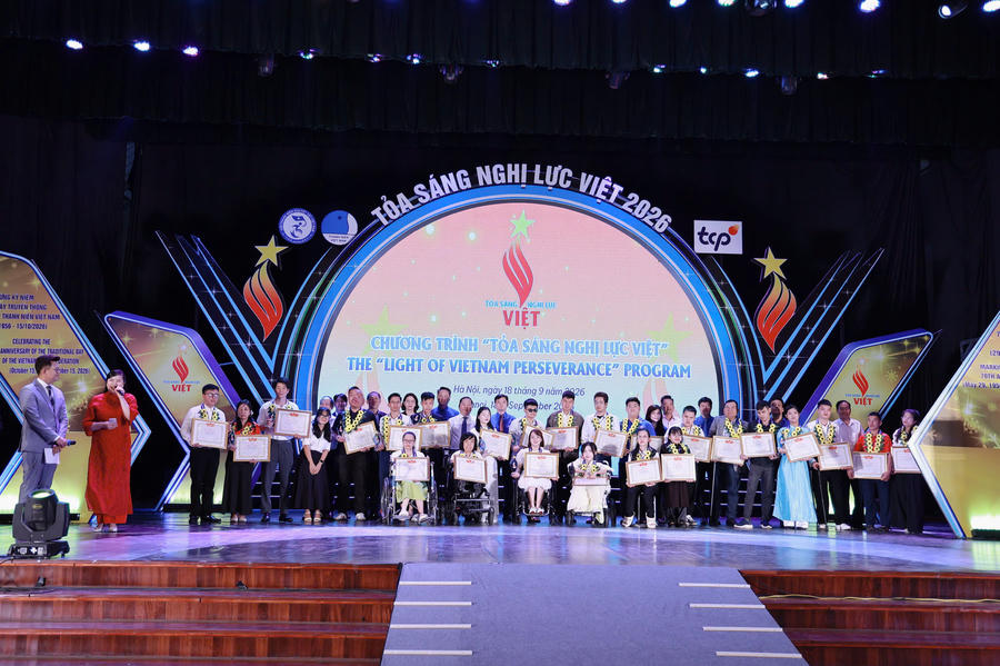 26 thanh niên khuyết tật tiêu biểu, những Nick Vujic Việt 2026 (Ảnh: Đ.Hải)