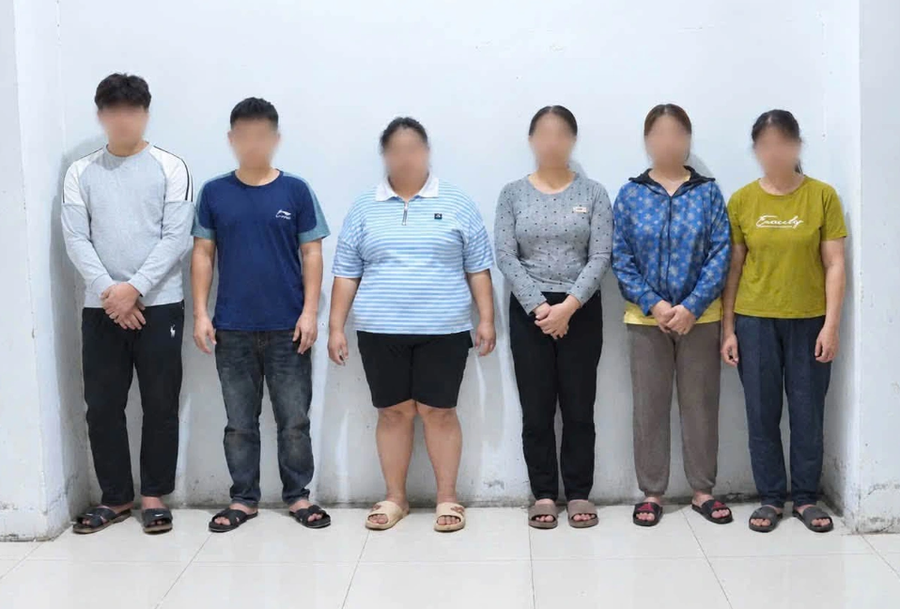 Những người liên quan trong vụ án (Ảnh: Công an cung cấp).