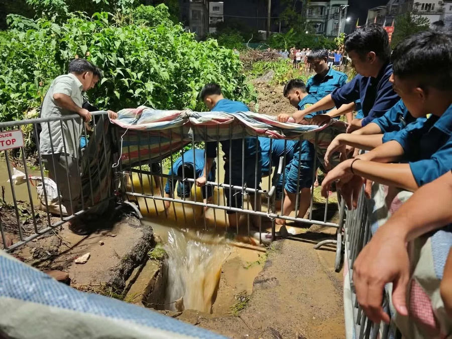 Hiện trường vụ việc.