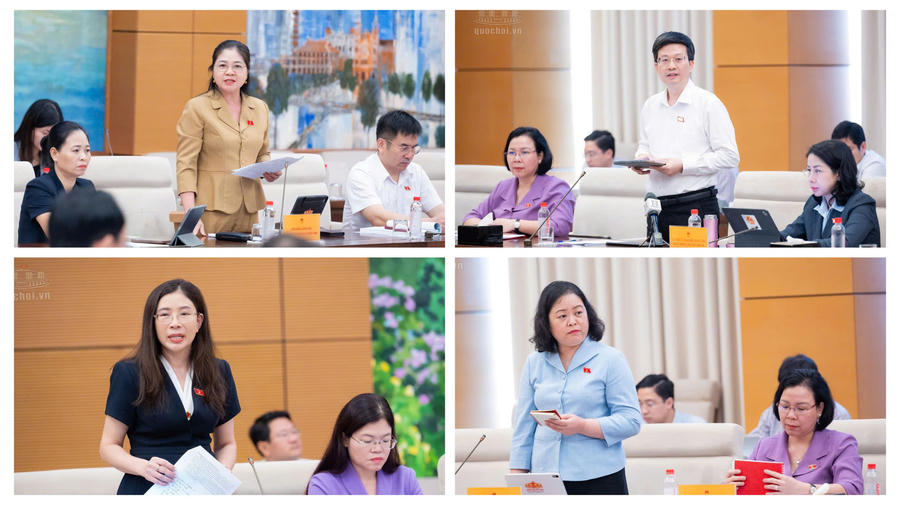 Các Đại biểu đặt câu hỏi tại phiên giải trình. Ảnh: quochoi.vn