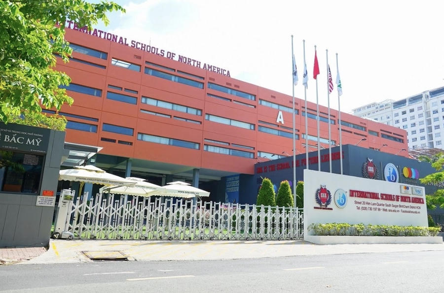 Trường Tiểu học, THCS và THPT Quốc tế Bắc Mỹ tại TP Hồ Chí Minh. Ảnh tư liệu
