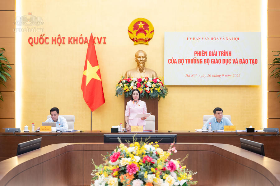 Toàn cảnh phiên Giải trình. Ảnh: quochoi.vn