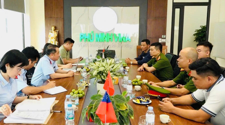 Công bố Quyết định thanh tra tại Công ty TNHH Môi trường Phú Minh Vina (Phú Thọ) - Ảnh: TTCP.