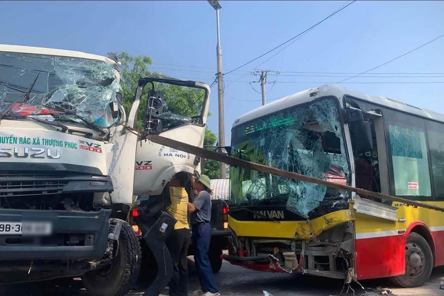 Hiện trường vụ việc. (Ảnh: CAHN)