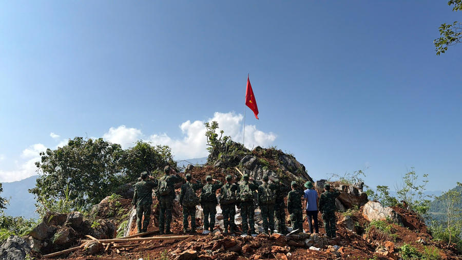 Điểm cao 685, xã Thanh Thủy, tỉnh Tuyên Quang, nơi các hài cốt liệt sĩ được tìm thấy và quy tập.