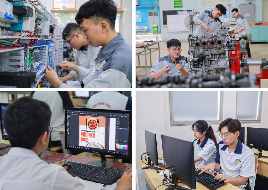 Bộ Giáo dục và Đào tạo đang lấy ý kiến dự thảo Thông tư hướng dẫn thi kỹ năng nghề các cấp nhằm tạo hành lang pháp lý. (Ảnh minh họa: VGP)