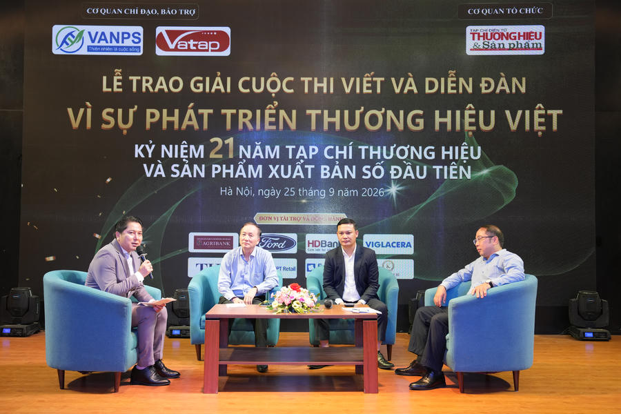 Diễn đàn Vì sự phát triển thương hiệu Việt.