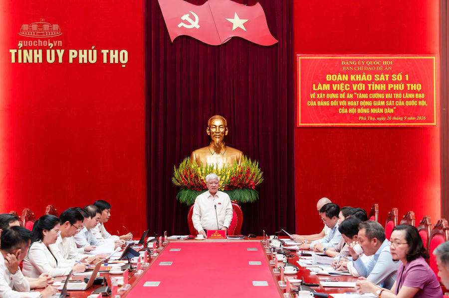 Toàn cảnh buổi làm việc. Ảnh: quochoi.vn