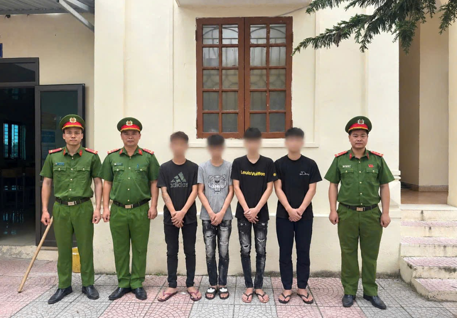 Các đối tượng đã bị Cơ quan Cảnh sát điều tra Công an thành phố khởi tố vụ án, khởi tố bị can, áp dụng biện pháp ngăn chặn theo quy định. Ảnh: Công an Hải Phòng