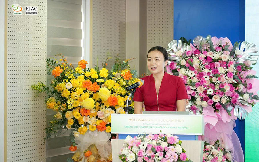 ThS.BS Lê Thị Thu Hiền phát biểu khai mạc Hội thảo