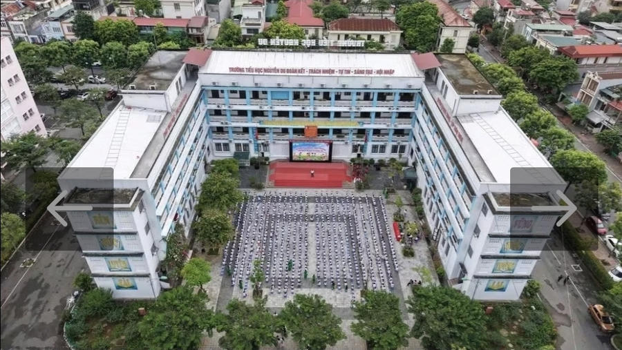 Trường Nguyễn Du, thuộc trường Tiểu học Lê Văn Tám. Ảnh Tiền Phong