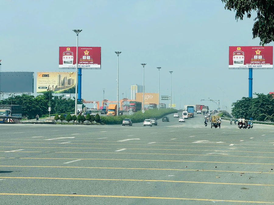 Trạm thu phí cầu Đồng Nai đã được tháo dỡ xong. Ảnh: DK