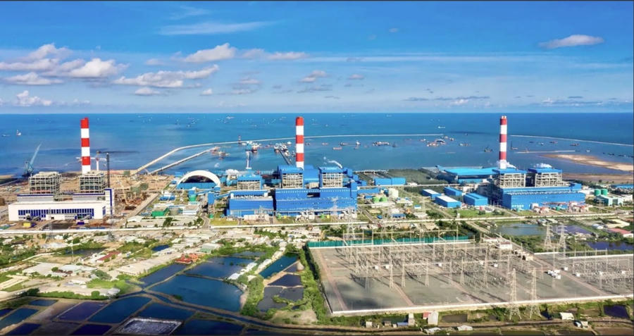 Cụm Nhà máy nhiệt điện Duyên Hải, Trà Vinh. (Ảnh: MST)