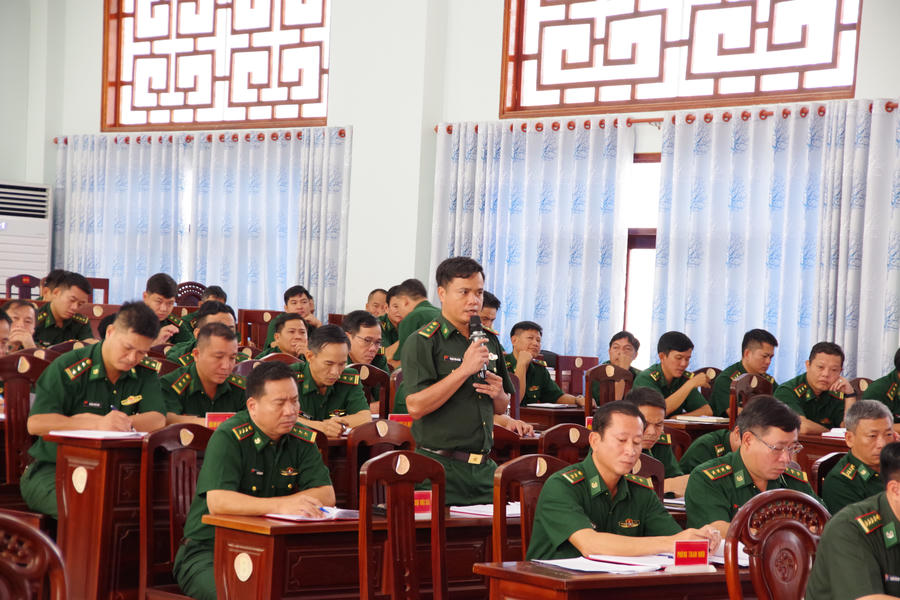 Đại biểu phát biểu tham luận tại Hội nghị (ảnh: Hải Bằng)