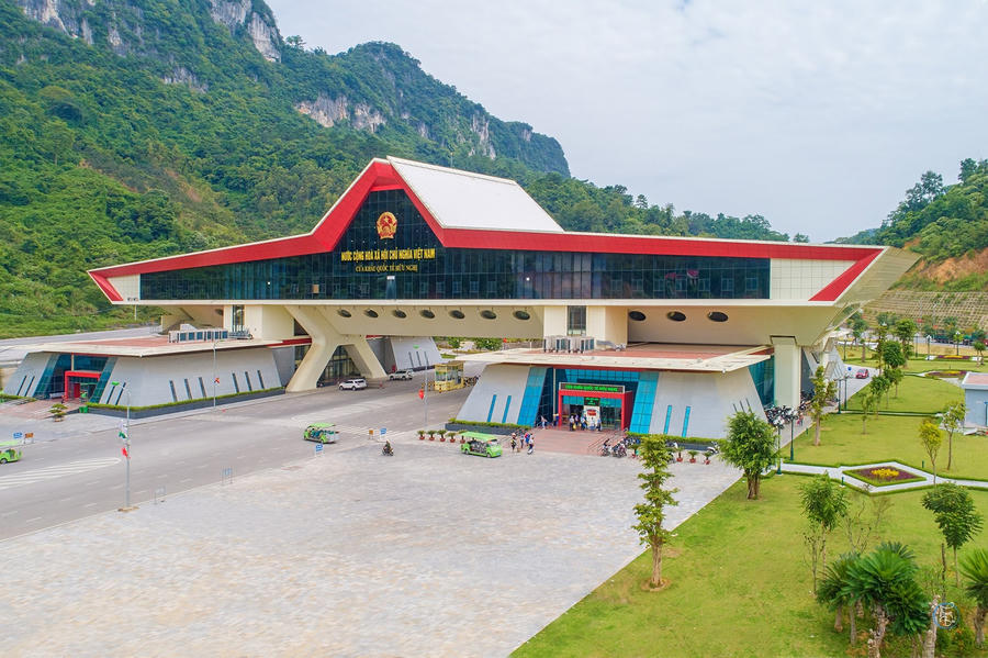 Cửa khẩu Quốc tế Hữu Nghị, xã Đồng Đăng, tỉnh Lạng Sơn. (Ảnh: CKHN)