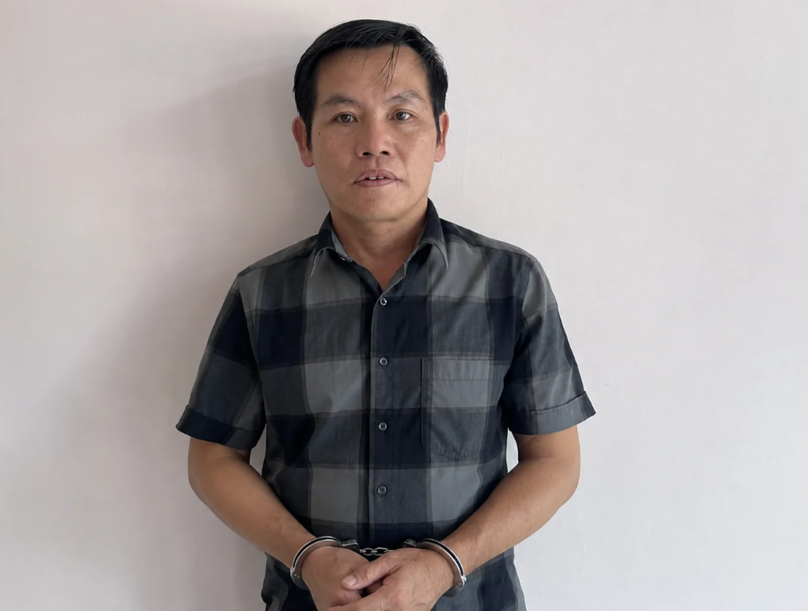 Đối tượng Lê Hoàng Giang được xác định là đối tượng cầm đầu. Ảnh: CACC