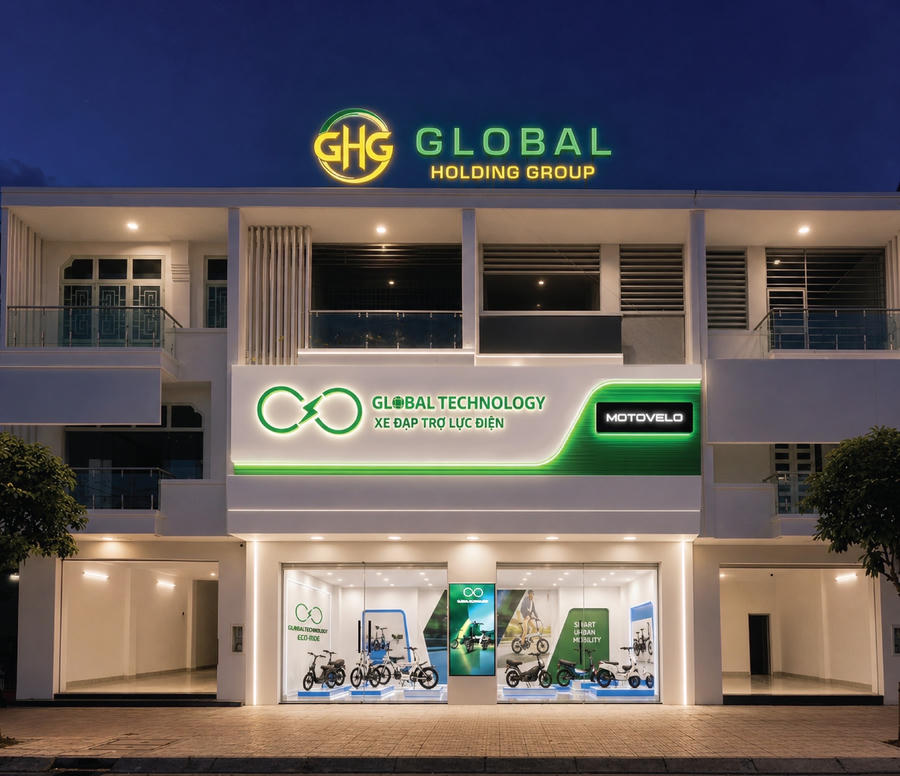 Showroom xe đạp trợ lực điện gấp gọn.
